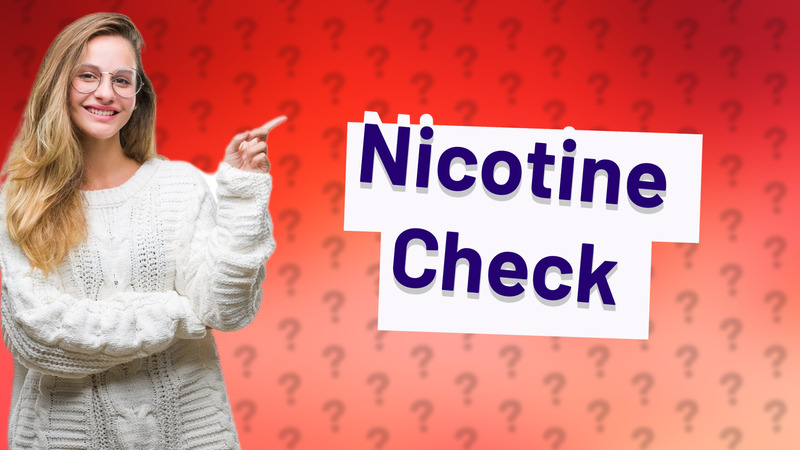 Nicotine Check