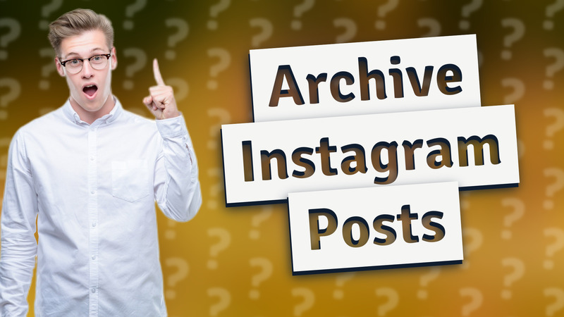 Archive Instagram Posts