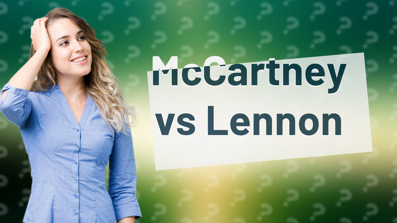 McCartney vs Lennon