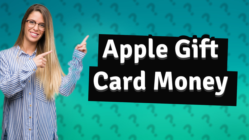 Apple Gift Card Money
