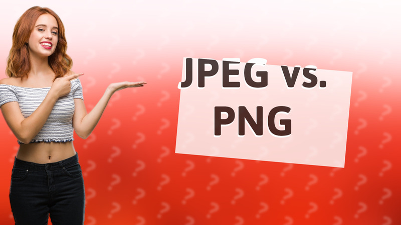 JPEG vs. PNG