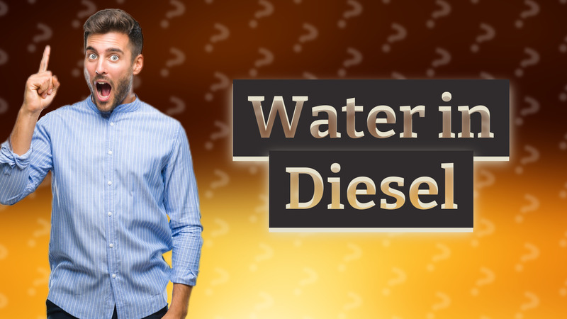 Water in Diesel