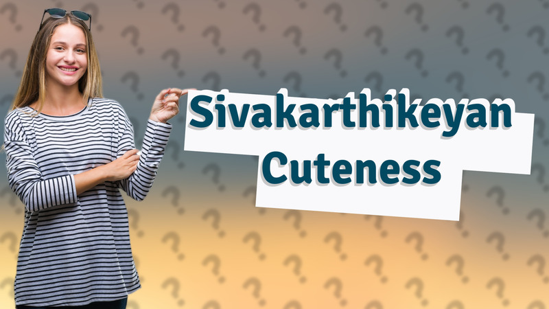 Sivakarthikeyan Cuteness