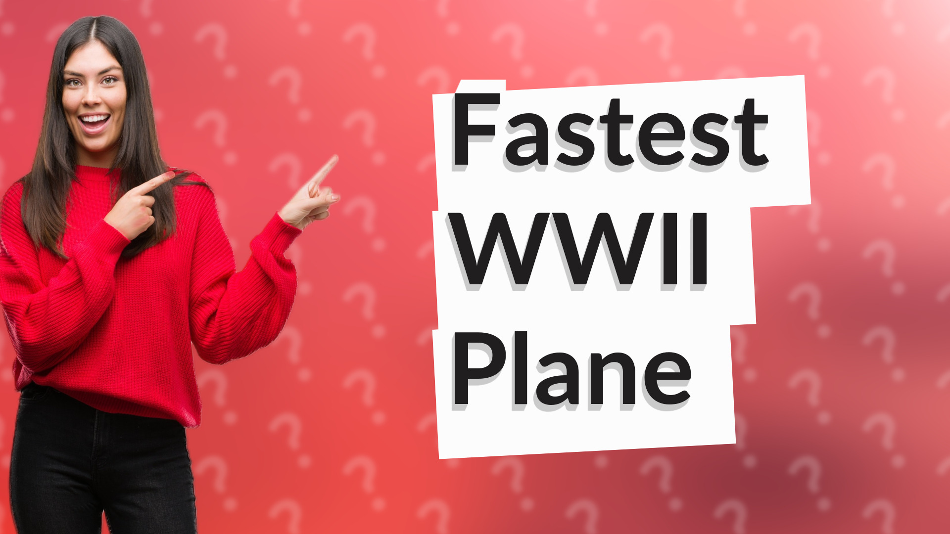 Fastest WWII Plane