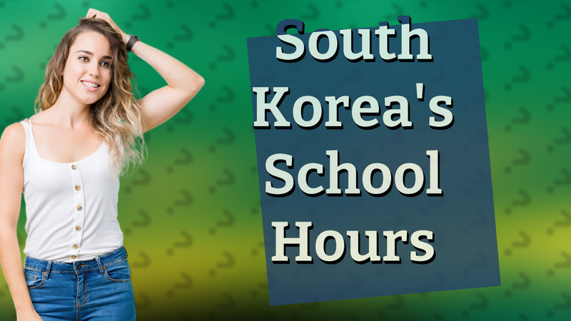 South Korea's School Hours