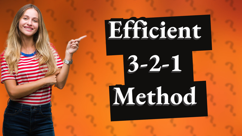 Efficient 3-2-1 Method