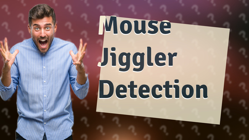 Mouse Jiggler Detection