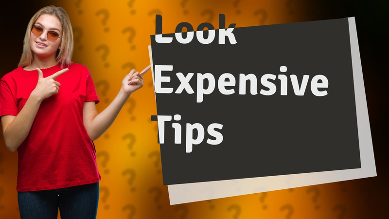 Look Expensive Tips