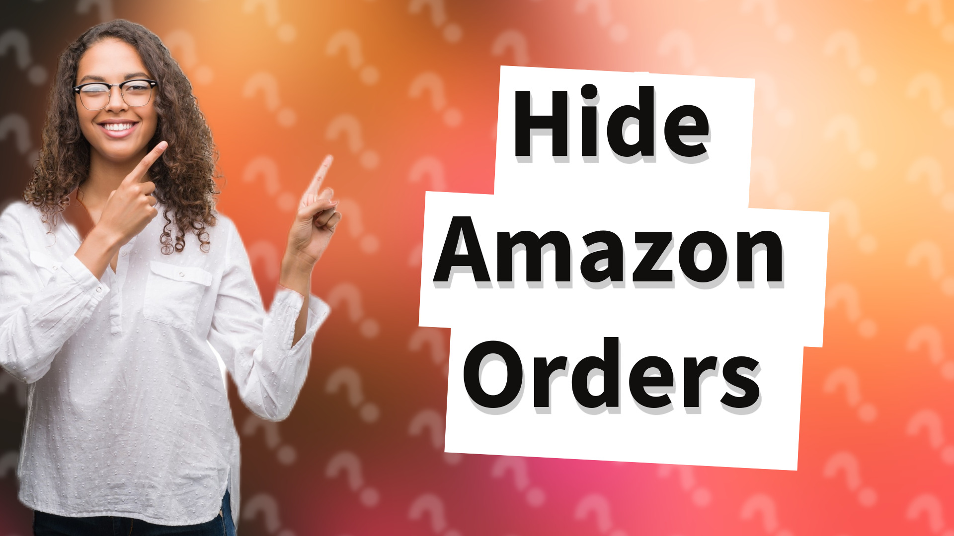 Hide Amazon Orders