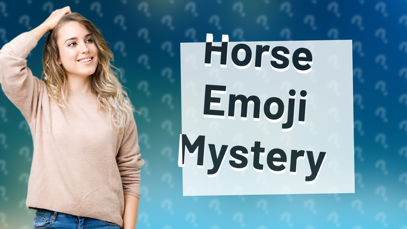 Horse Emoji Mystery
