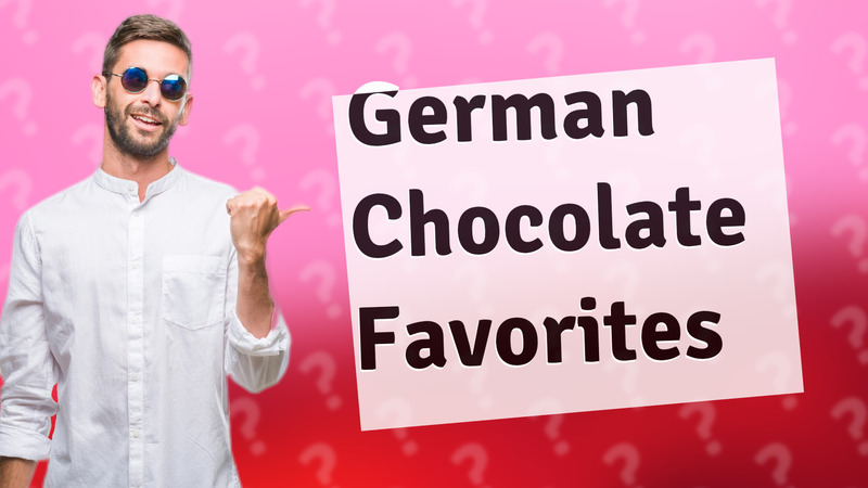 German Chocolate Favorites