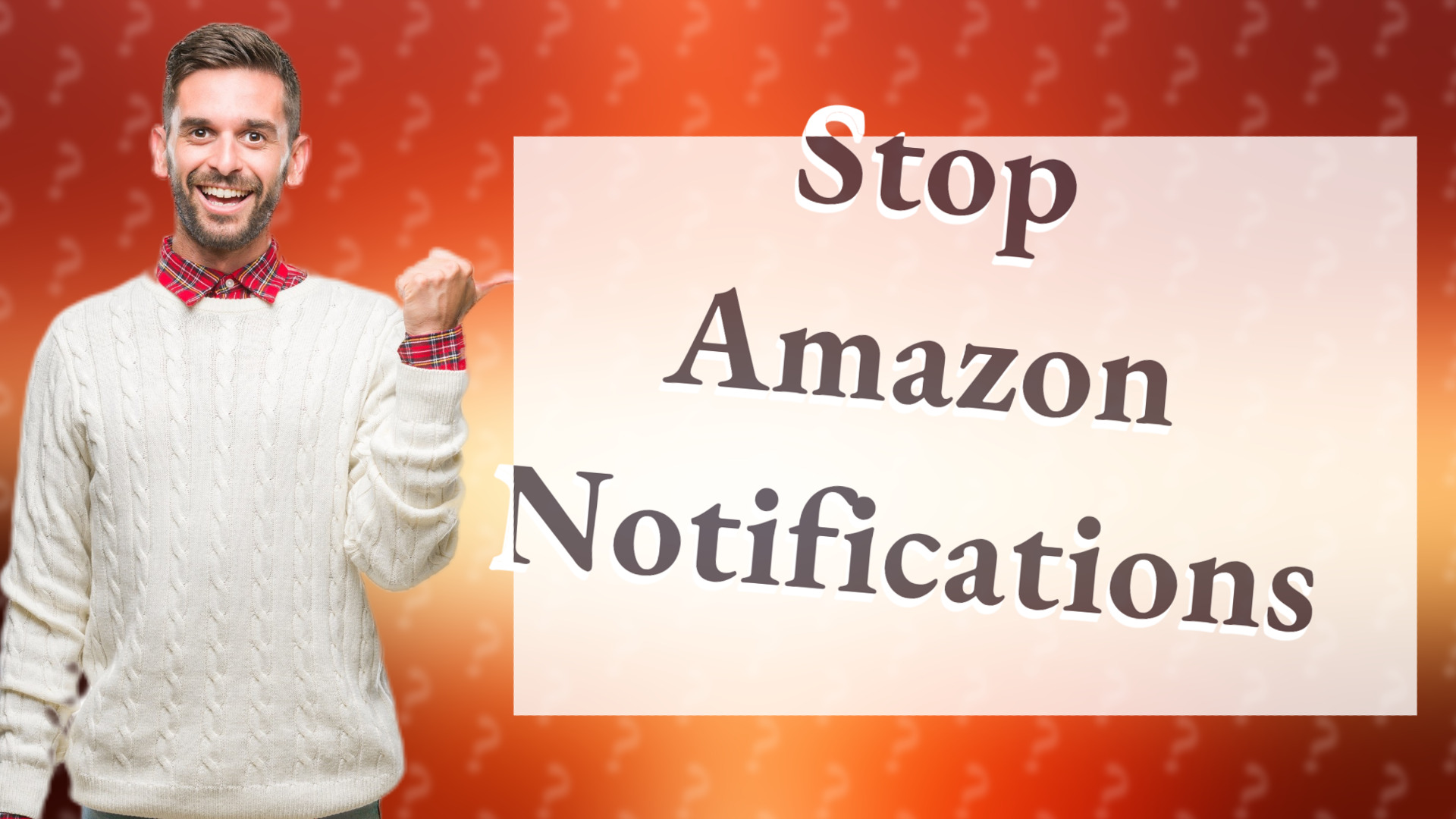Stop Amazon Notifications
