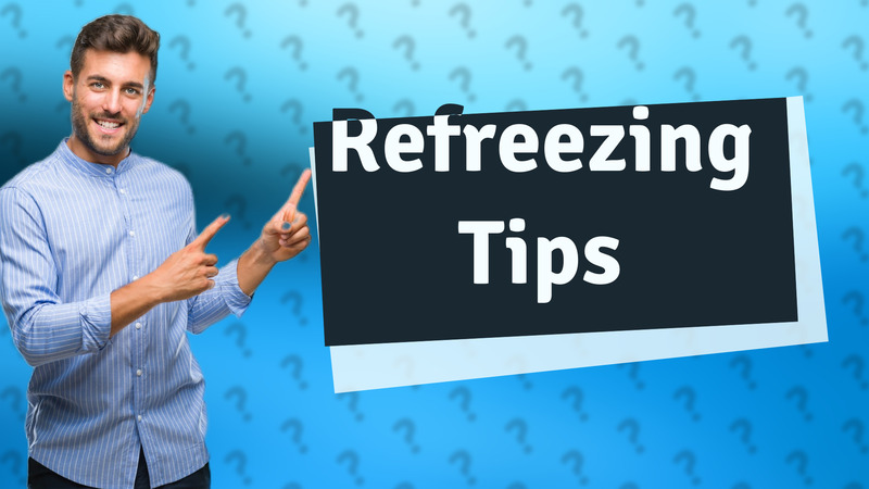 Refreezing Tips
