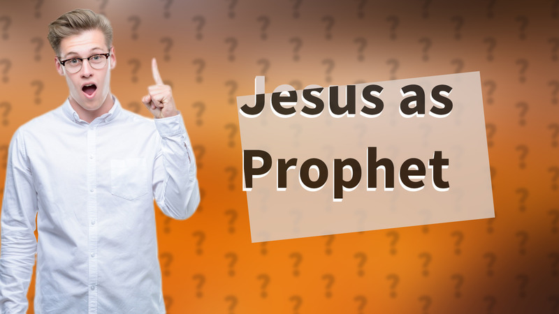 Jesus as Prophet