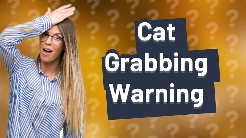 Cat Grabbing Warning