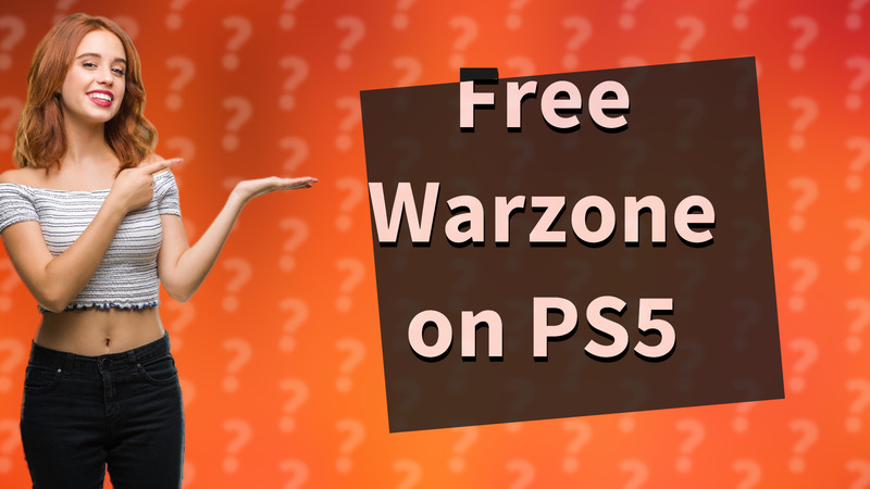 Free Warzone on PS5