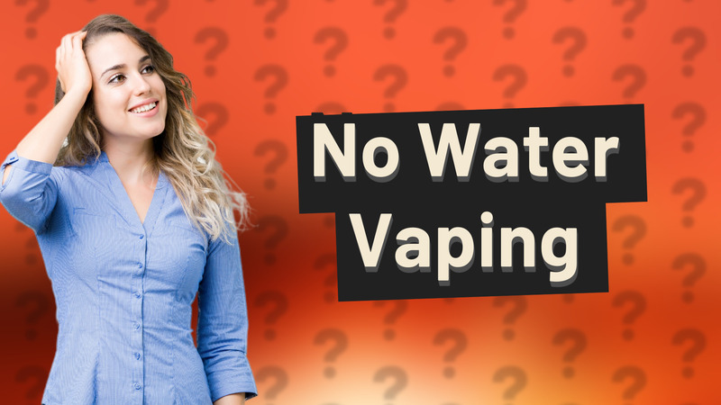 No Water Vaping