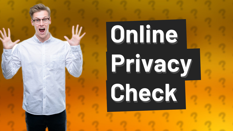 Online Privacy Check