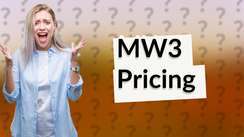 MW3 Pricing
