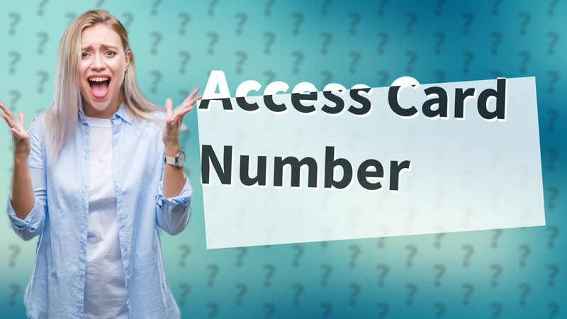 Access Card Number