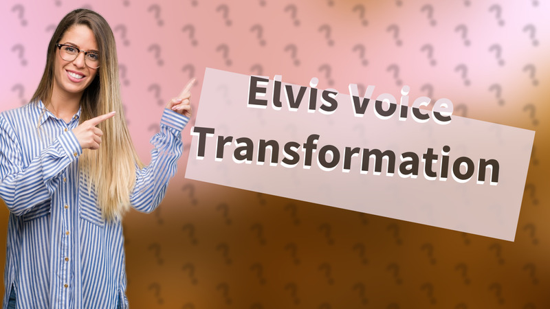 Elvis Voice Transformation
