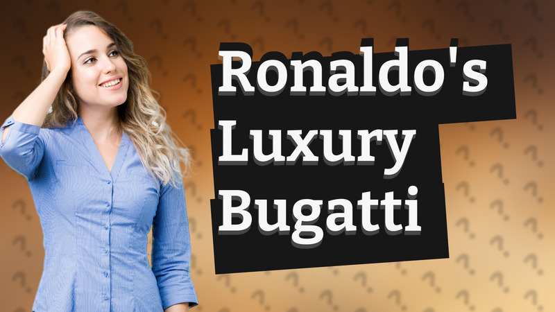 Ronaldo's Luxury Bugatti