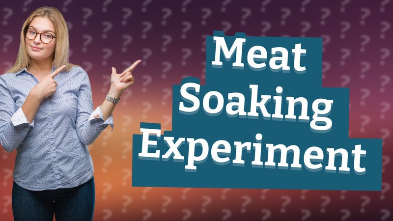 Meat Soaking Experiment