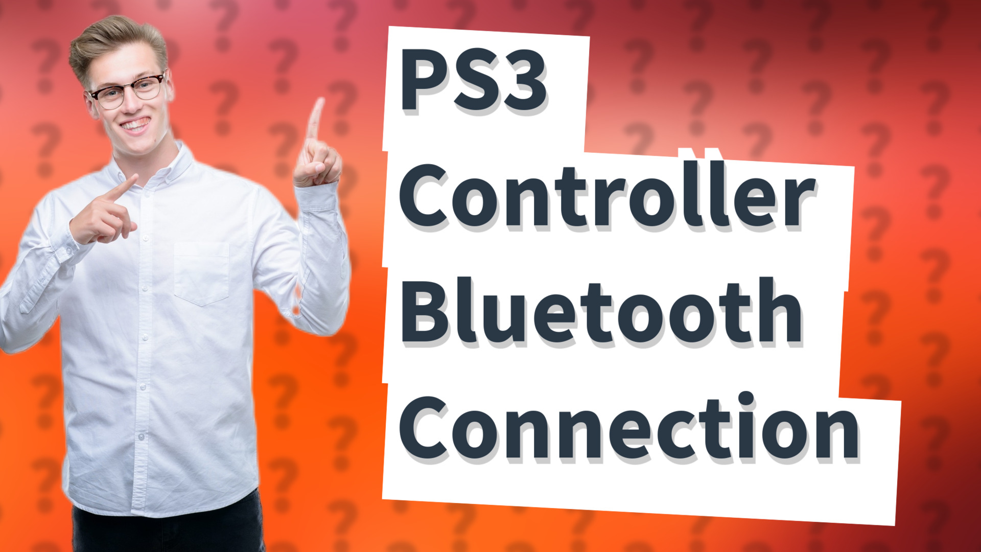 PS3 Controller Bluetooth Connection