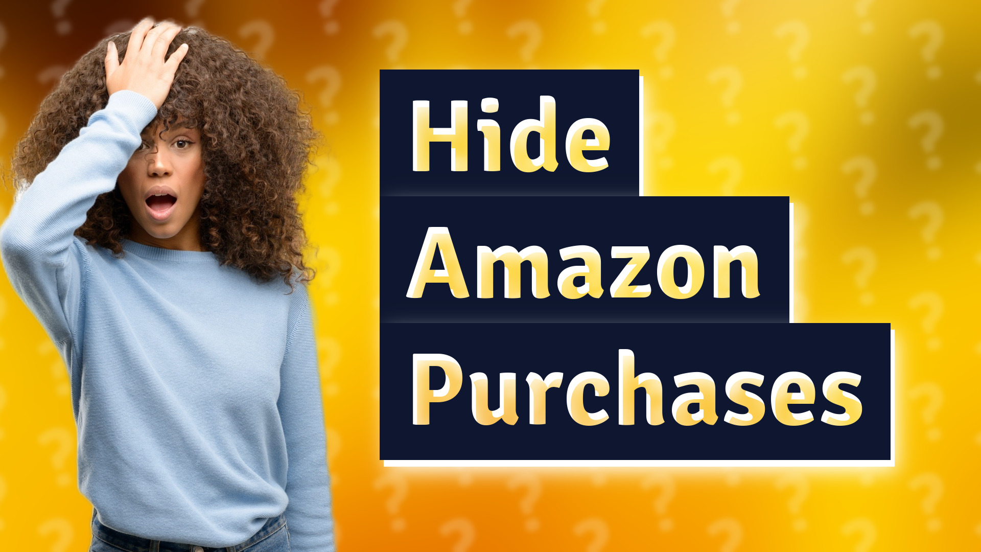 Hide Amazon Purchases