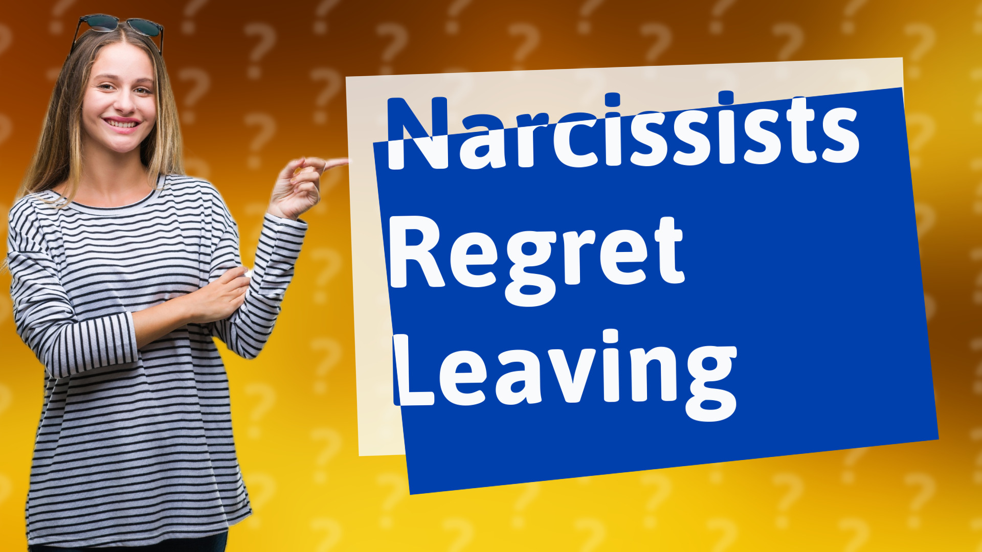 Narcissists Regret Leaving