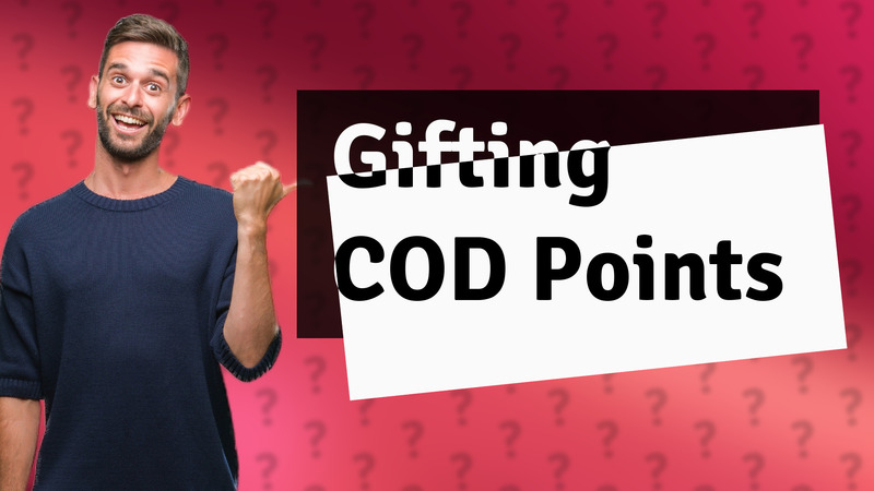 Gifting COD Points