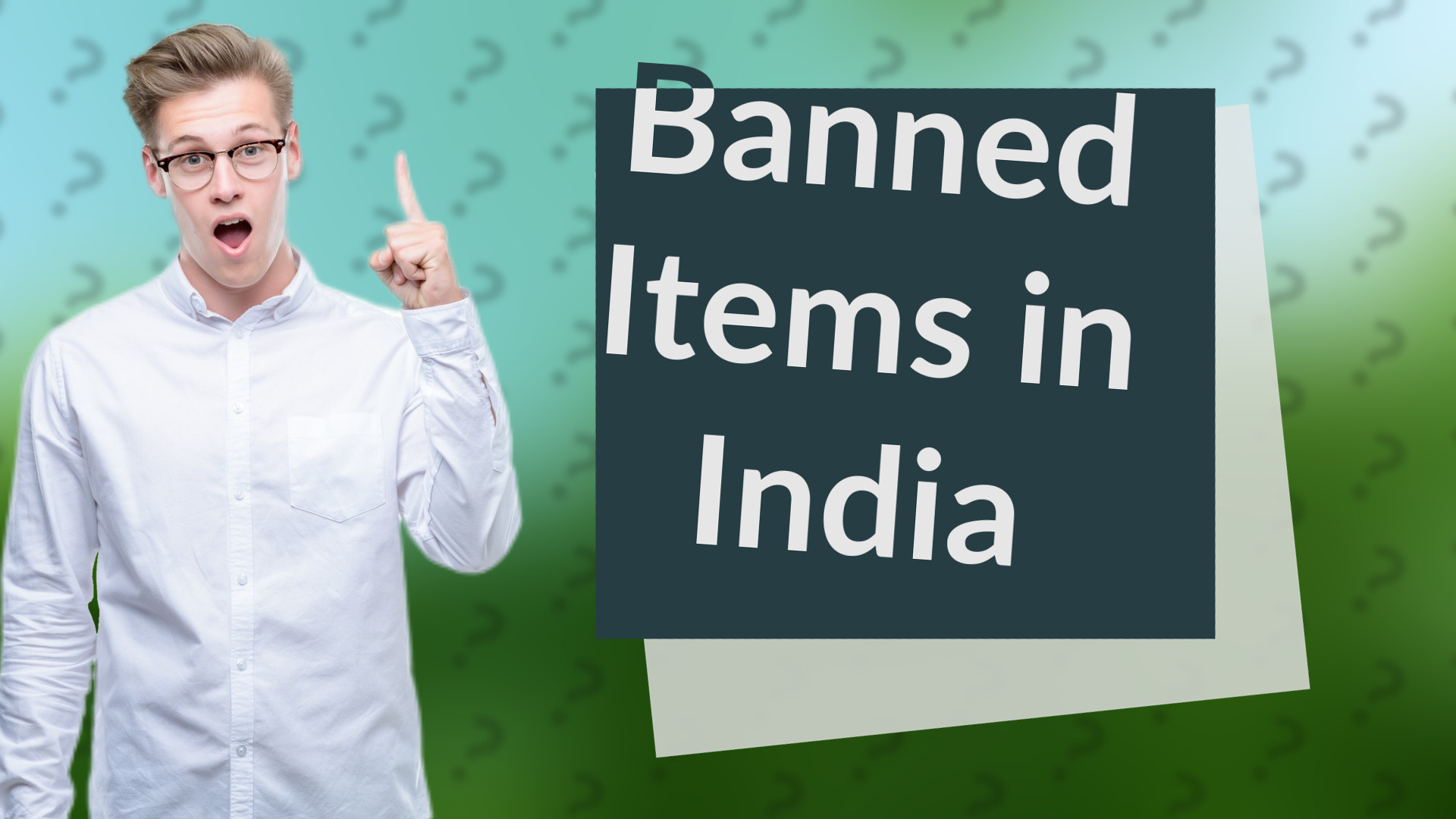 Banned Items in India