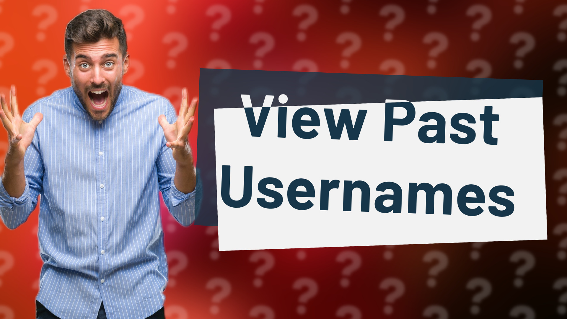 View Past Usernames