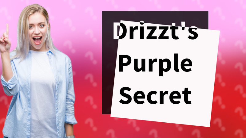 Drizzt's Purple Secret