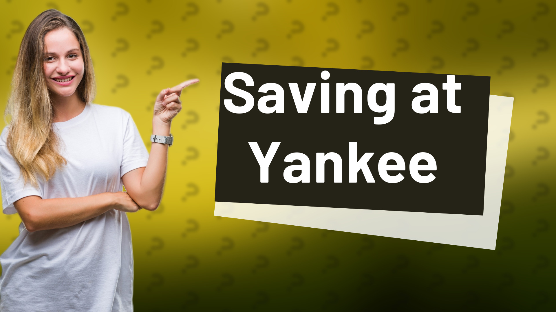 Saving at Yankee
