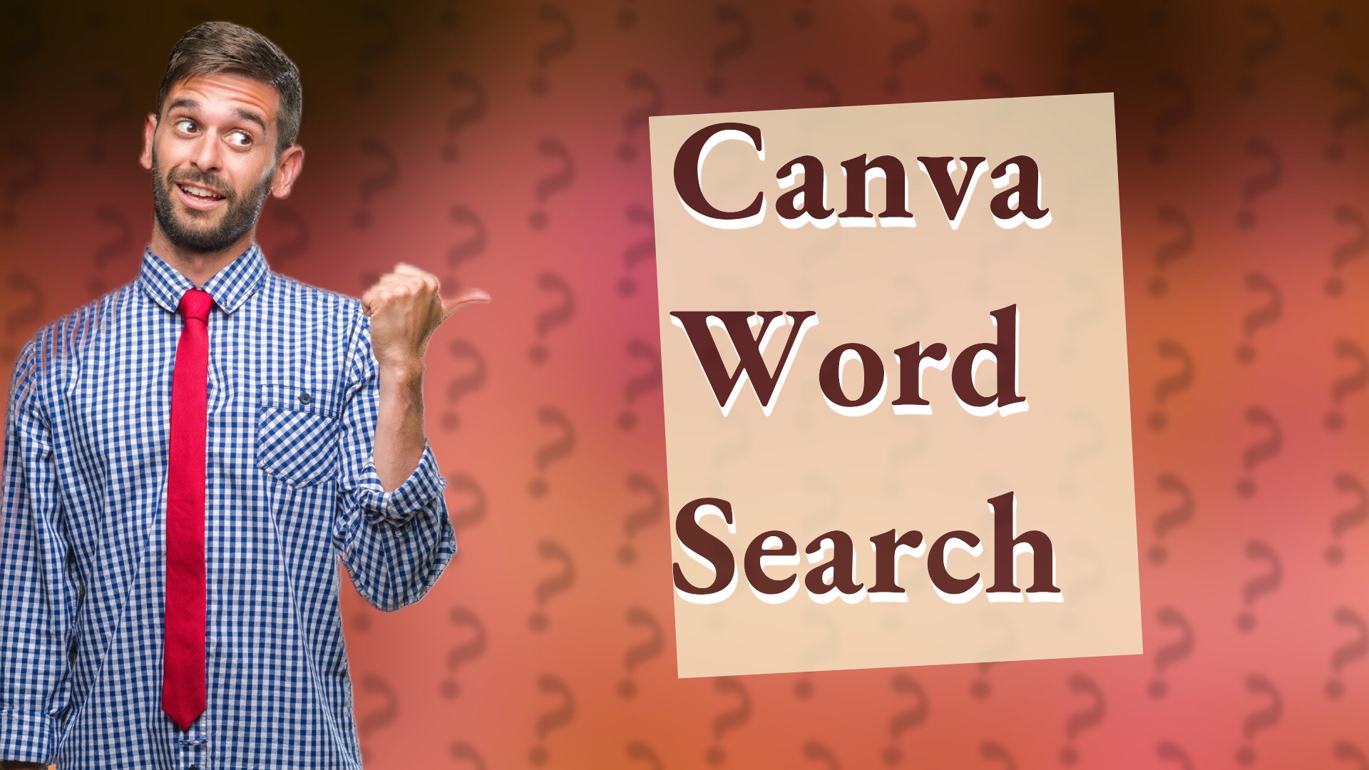 Canva Word Search