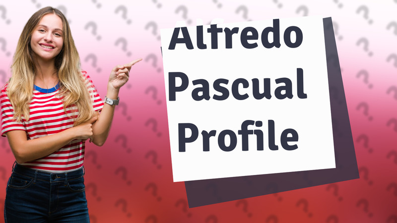 Alfredo Pascual Profile