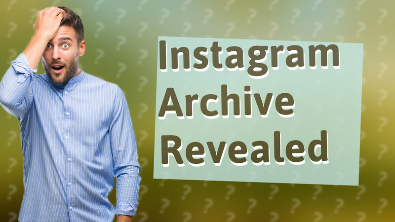 Instagram Archive Revealed