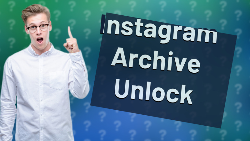 Instagram Archive Unlock