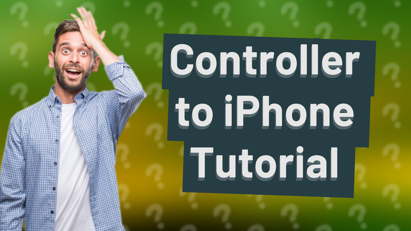 Controller to iPhone Tutorial