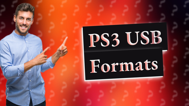 PS3 USB Formats