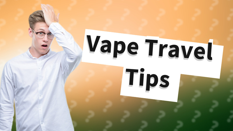 Vape Travel Tips