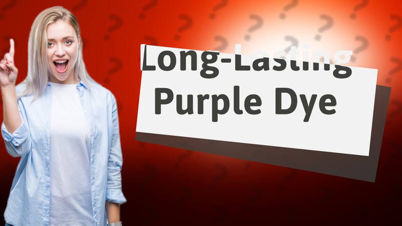 Long-Lasting Purple Dye
