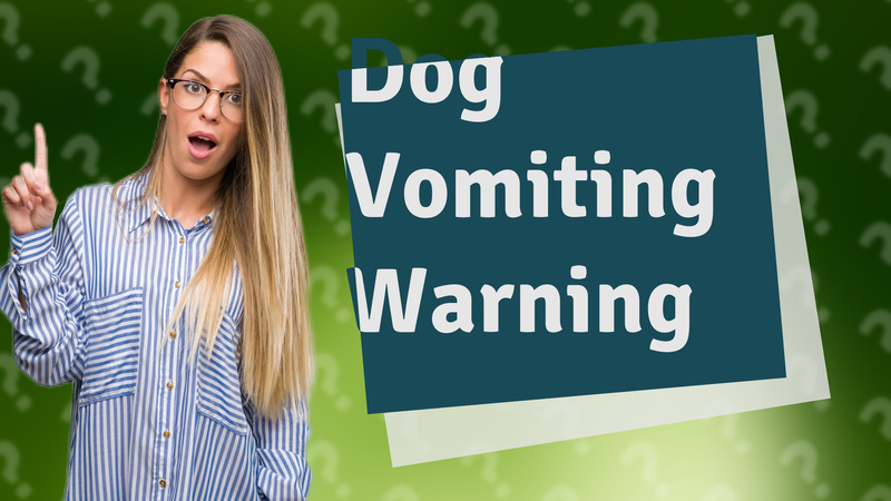 Dog Vomiting Warning