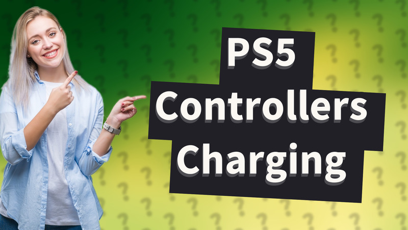 PS5 Controllers Charging