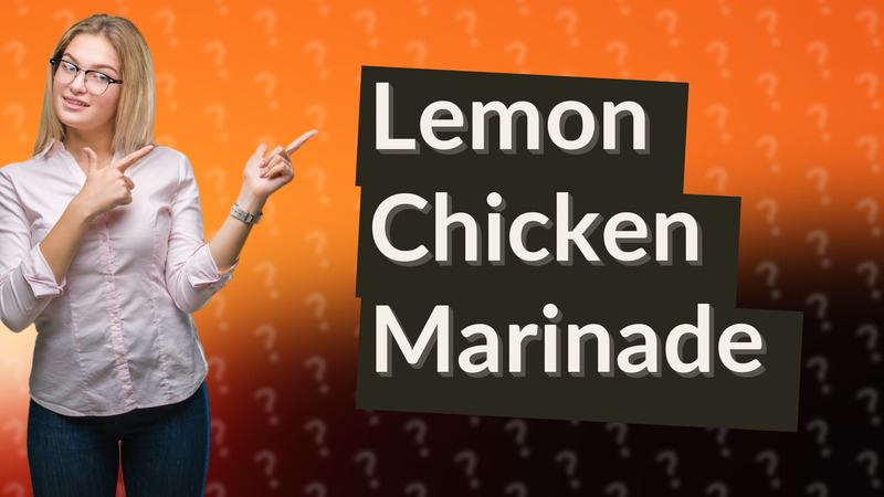 Lemon Chicken Marinade