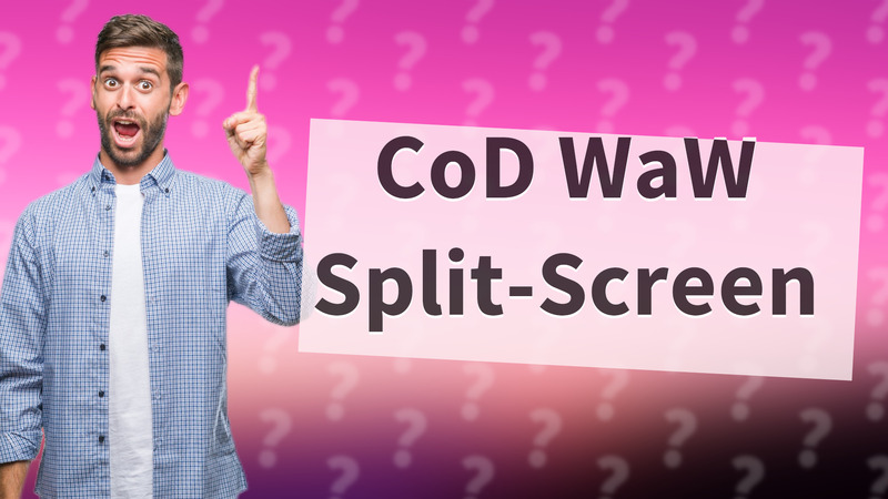 CoD WaW Split-Screen