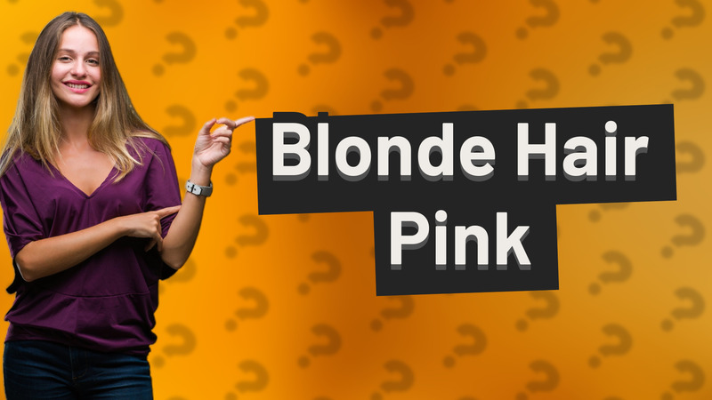 Blonde Hair Pink