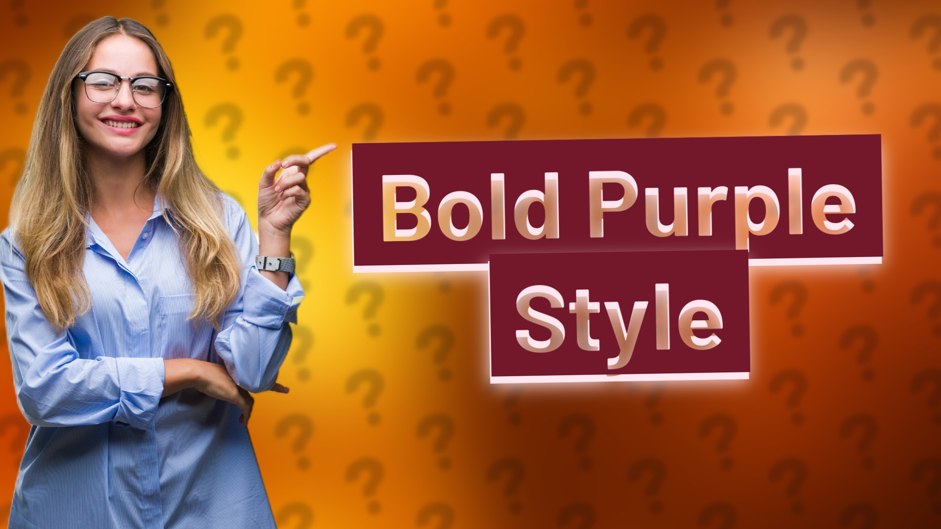 Bold Purple Style