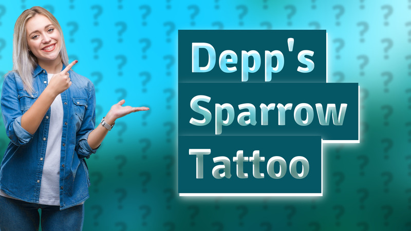 Depp's Sparrow Tattoo